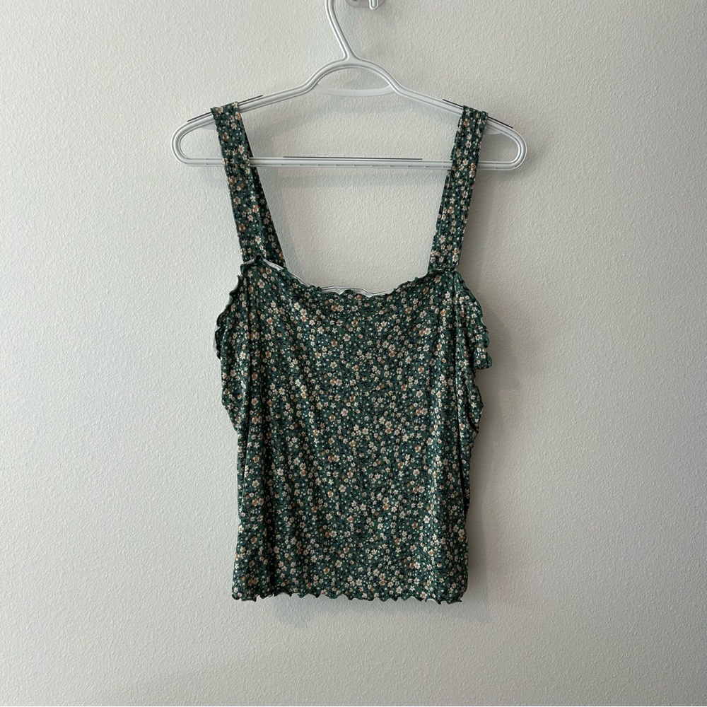 American Eagle AEO floral tank top
